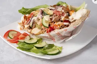 Kebab W Bułce Samo Mięso Duży