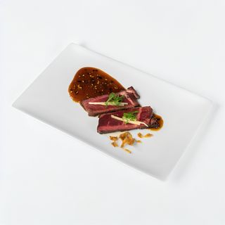 Solomillo en salsa yakiniku