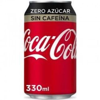 Coca-Cola Zero Azúcar Zero Cafeína lata 330ml.