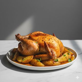 Pollo arrosto - un pezzo