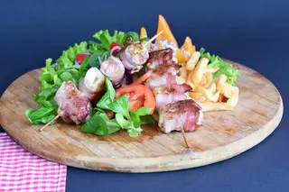 Rolani pileći ražnjići 300g