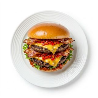 Double Bacon Burger