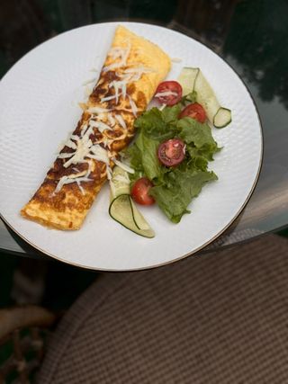 Омлет з сиром