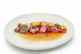 Tuna and o toro tiradito