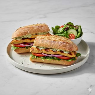 Bocadillo v de pollo