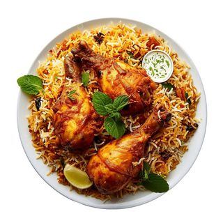 Menú Pollo Biryani 