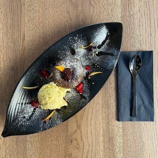 Lava cake cu inghetata