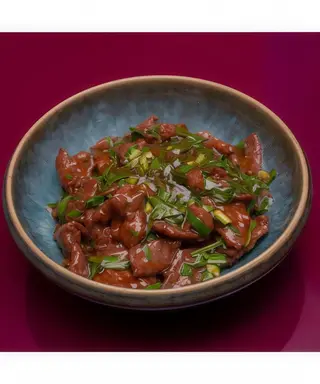 Ternera Con Cebolletas - 葱香牛肉