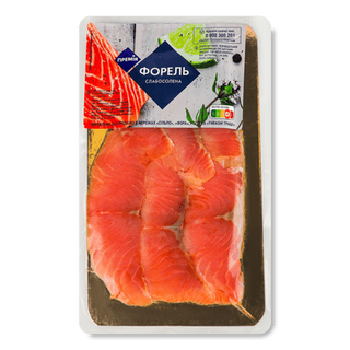 Форель слабосолена «Премія», нарізка (100г)