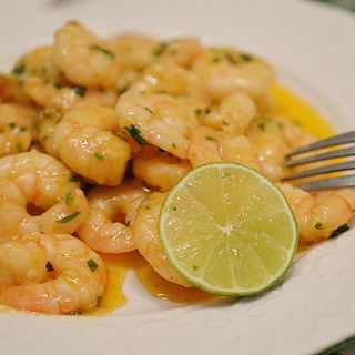 CREVETI IN SOS DE UNT & LIME