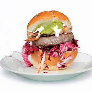 Hamburger "Pistacchio" crudi