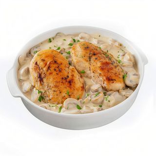 24. Pollo con Champiñones
