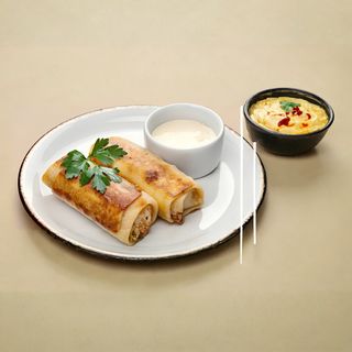 Млинці з куркою та грибами (250г)