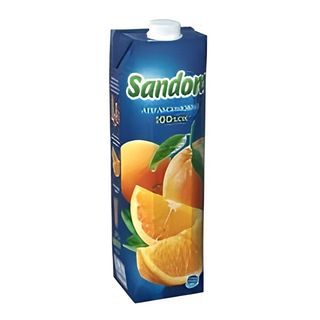 სანდორა ფორთოხლის წვენი 1ლ