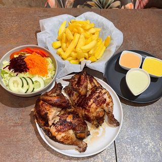 Pollo a la brasa entero
