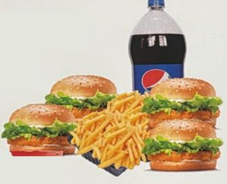 Menù burger family deal