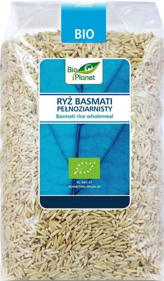 RYŻ BASMATI PEŁNOZIARNISTY BIO 1 kg - BIO PLANET