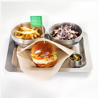 Kid's burger з гарніром (190/230г)