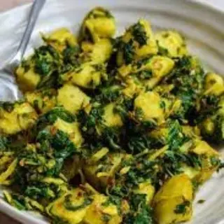 Saag Aloo Dish