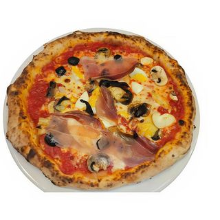 Pizza roja boscaiola (33 cm.)