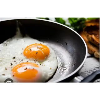 Déjeuner   Omelette au plat   