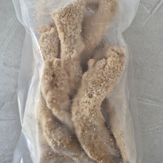 Tiras de pollo empanada, 250 grs. CONGELADA