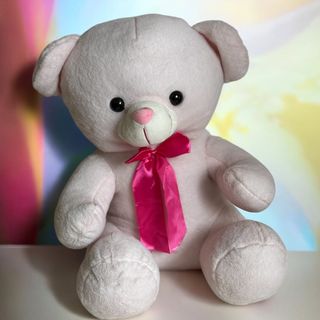 Urs cu fundiță roz