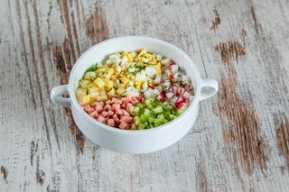 Մածնաբրդոշ Երշիկով, Կվասով