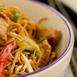 FIDEO CHINO FRITO CON GAMBA 