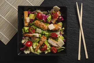 Crispy chicken salad