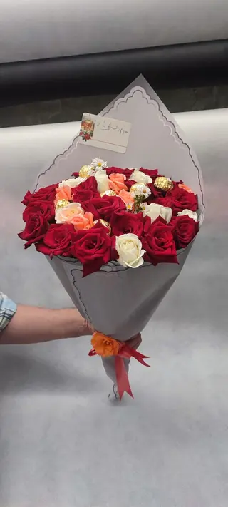 باقة ورد بشكولاطة