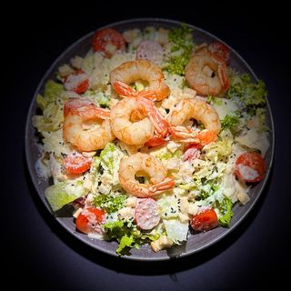 Ensalada César Con Gambón