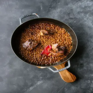 Arroz con pitu de caleya