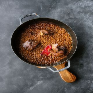 Arroz con pitu de caleya