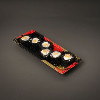 Черный ролл креветка