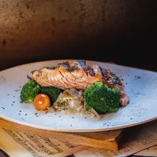 Taco de salmón al horno