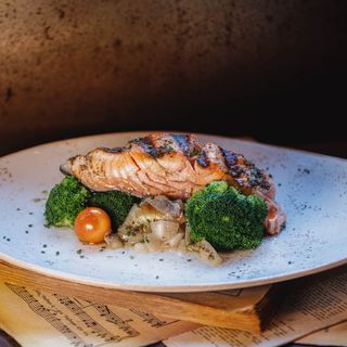 Taco de salmón al horno