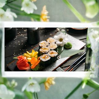 Ролл с омлетом