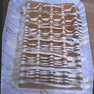 Waffle Nutella bianca