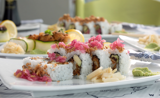 California Rolls  - 4 Pieces - Tempura Rock Shrimp