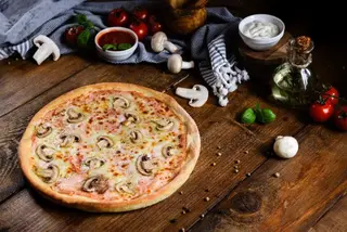 Pizza Prosciutto e Funghi - 450g