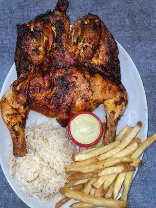 Menu Poulet Entier Braisé