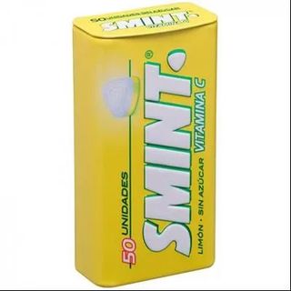 Caramelos Sabor Limón Smint 2 Paquetes De 50 Ud.