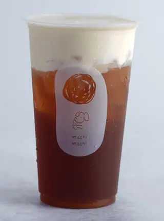 Tè nero con mousse di crema