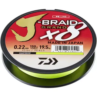 Daiwa J-Braid Grand X8e Chartr. 013mm/8,5kg/135m