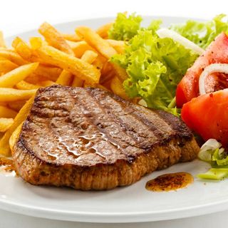 Assiette steak + frites
