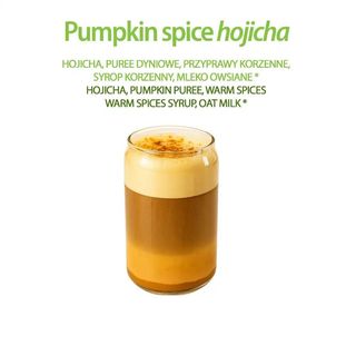 Hojicha Pumpkin spice can