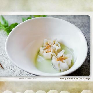 A07 Shumai al vapore in salsa verde - 3pz