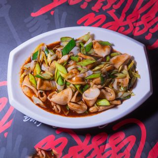 Chipirones Salteados Con Puerro