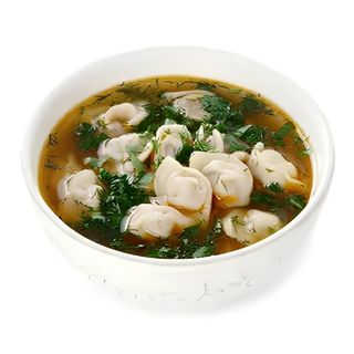 Чучвара с бульоном